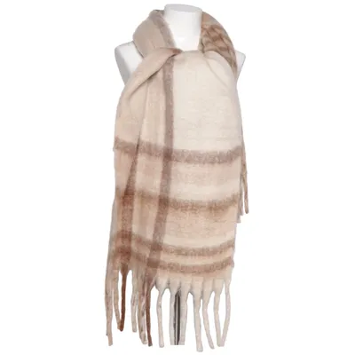 Écharpe (Beige, Marron) de Dents Polyester