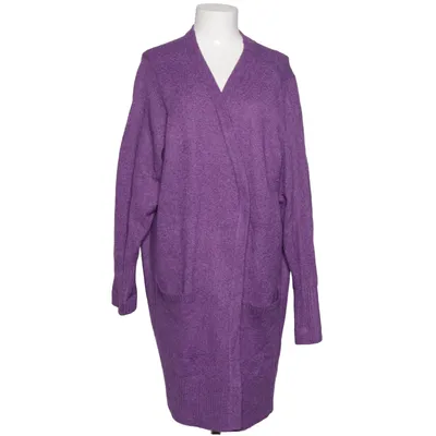 Cardigan (Purple) from Zizzi Elastane, Polyamide, Polyester