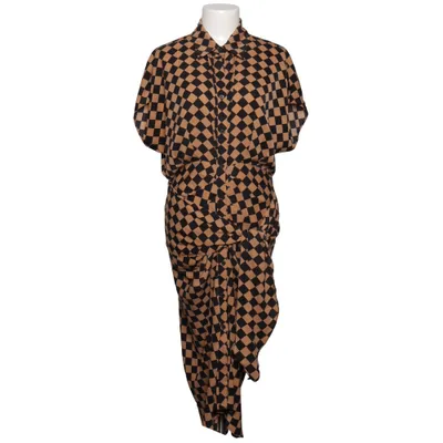 Robe chemise (Noir, Beige) de Do + Be Polyester