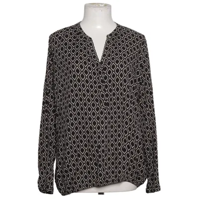 Blouse (Black, Beige) from Janina Viscose