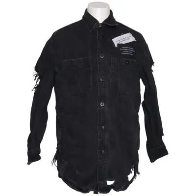 Jeansskjorte (Sort) fra Diesel Bomuld, Polyester