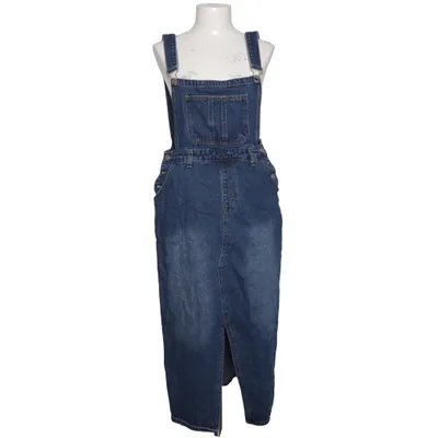 Latzkleid (Blau) Baumwolle, Polyester, Viskose