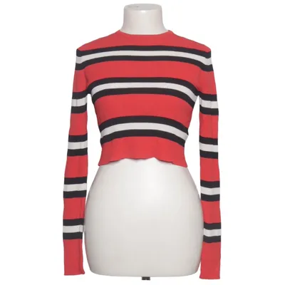 Pull-over (Rouge, Noir, Blanc) de Zara Knit Polyamide, Viscose