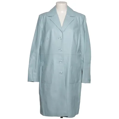 Läderkappa (Blå) från Best Connections Skinn, Polyester