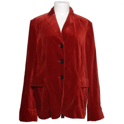 Blazer (Rød) fra DinoModa Bomuld, Modal, Polyester, Viscose