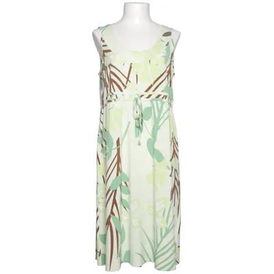Dress (Green, Brown, White) from Biaggini Elastane, Polyester