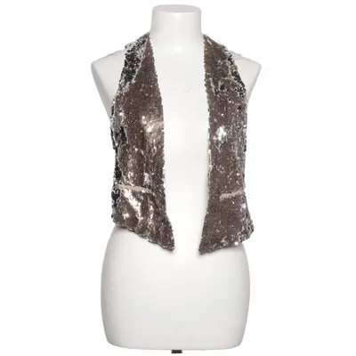Suit vest (Silver, Beige) from ALYSI Linen, Polyester