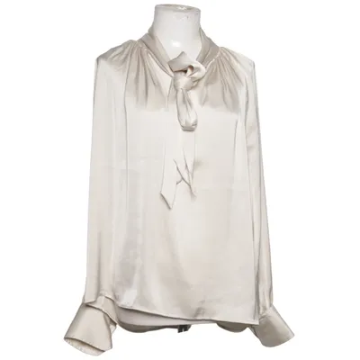 Knytblus (Beige) från Arket Polyester