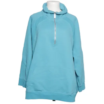 Hoodie (Blue) from Ulla Popken Cotton, Polyester