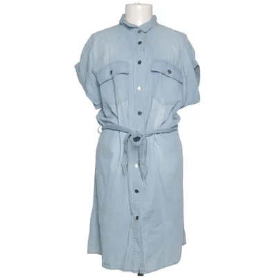 Robe chemise (Bleu) de Janina Coton