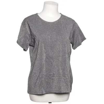 T-shirt (Zilver) van Anecdote Katoen, Metallvezel