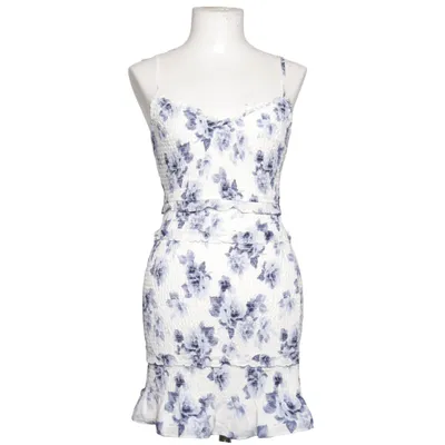 Klänning (Blå, Vit) från Abercrombie & Fitch Elastan, Polyester