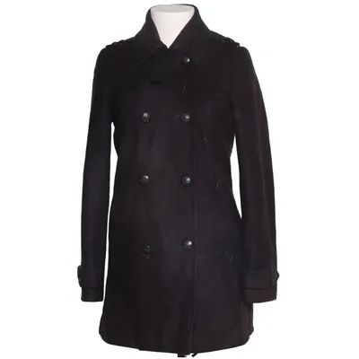 Manteau (Noir) de Sud Express Polyamide, Polyester, Polyuréthane, Laine