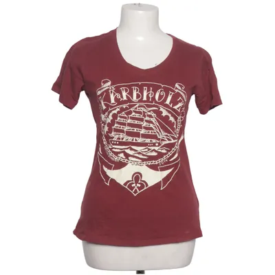 T-shirt (Rood) van James & Nicholson Katoen