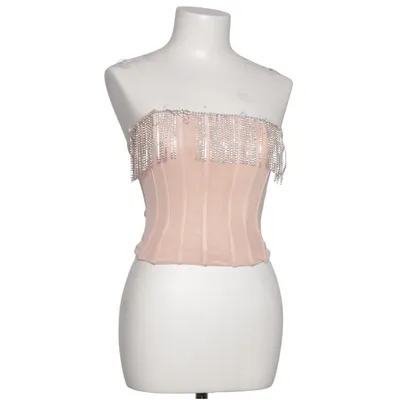 Korsett (Beige, Silverfärgad) från Bershka