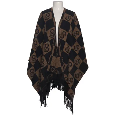 Poncho (Black, Brown) from Strandfein