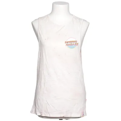 Tank Top (White, Pink) from Inferno Ragazzi Cotton