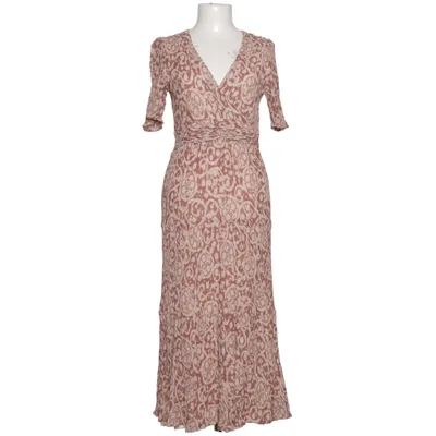 Slå-om-kjole (Brun, Beige) fra Maison 123 Metallfiber, Silke, Viscose