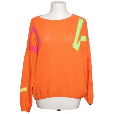 Sweater (Orange, Multicolored) from PM Selected Acrylic, Cotton