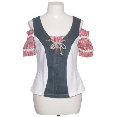 Haut (Blanc, Rouge, Bleu) de Alpin Coton, Élasthane, Polyester
