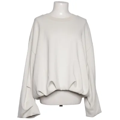 Sweatshirt (Weiß) von Lululemon Baumwolle, Elasthan, Modal, Recyceltes Polyester