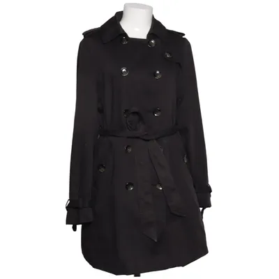 Trenchcoat (Sort) fra VILA Bomuld, Polyester