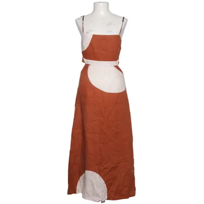 Dress (Brown, White) from Liviana Conti Linen