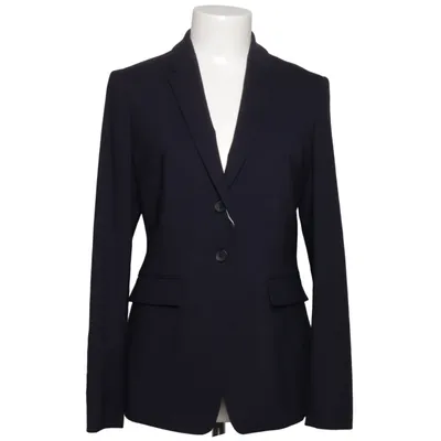 Blazer (Blauw) van Hugo Boss Katoen, Elastaan, Polyamide, Viscose, Wol
