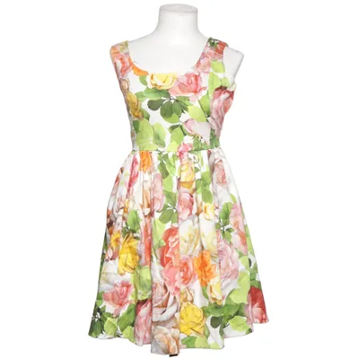 Klänning (Vit, Flerfärgad) från Blugirl Blumarine Bomull, Elastan