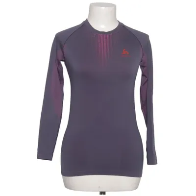 Unterziehshirt (Grau, Lila) von Odlo Elasthan, Polyamid, Polyester