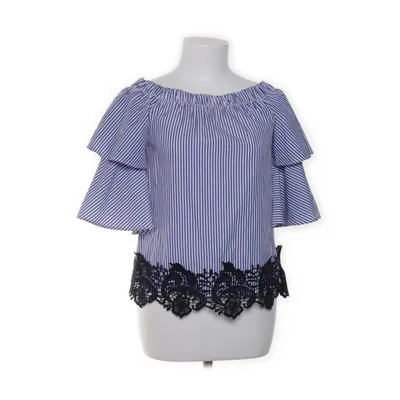 Topp (Blå, Vit, Svart) från Zara Basic Collection Bomull, Polyester