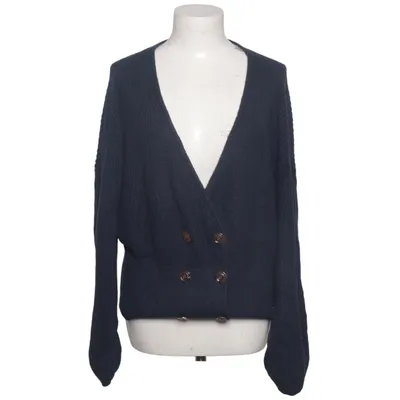Cardigan (Bleu) de The Slow Label Coton, Laine