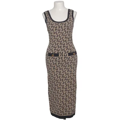 Kleid (Schwarz, Beige) von Elisabetta Franchi Polyamid, Viskose