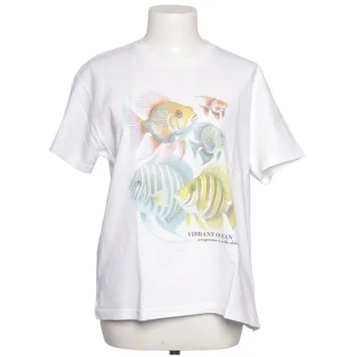 T-shirt (Vit, Flerfärgad) från Pull & Bear Bomull