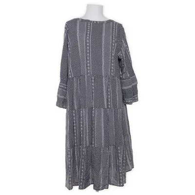 Kaftan (Zwart, Wit) van Gina Viscose
