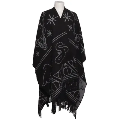 Poncho (Svart, Grå) från Harry Potter Akryl