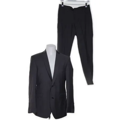 Costume (Gris) de Woolmark Polyester, Laine