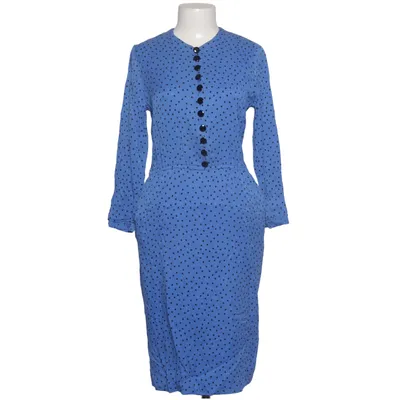 Jurk (Blauw, Zwart) van Akris