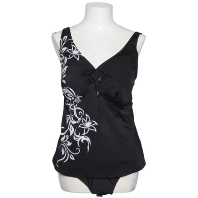 Tankini (Sort, Hvid) fra BPC Bonprix Collection Elastan, Polyamid