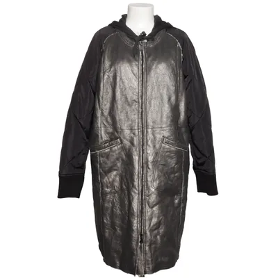 Jacket (Black, Gray) from Freaky Nation Acrylic, Faux fur, Polyester