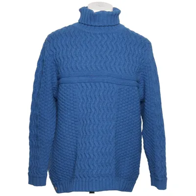 Turtleneck (Blå) fra 66 North Uld