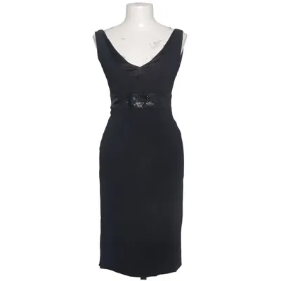 Jurk (Zwart) van Laurèl Acetaat, Elastaan, Polyamide, Viscose