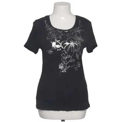 T-shirt (Zwart) van Ambria Katoen