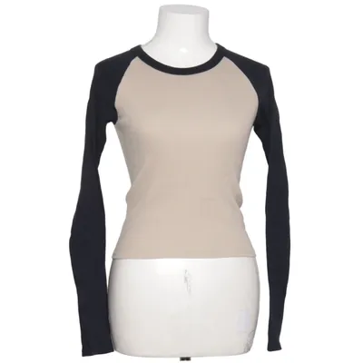 Honkball T-shirt (Beige, Zwart) van Brandy Melville Katoen