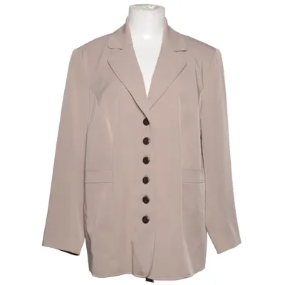 Blazer (Beige) from Fair Lady Elastane, Polyester