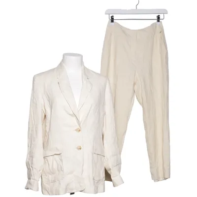 Anzug (Beige) von Claudia Sträter Acetat, Leinen, Polyamid, Polyester, Viskose