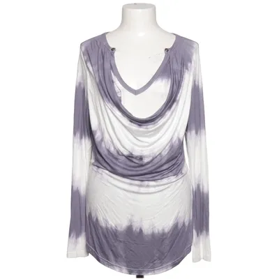 Long sleeve T-shirt (Purple, White) from Laura Scott Elastane, Viscose