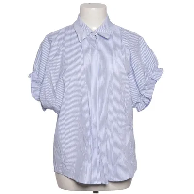 Short sleeve shirt (Blue, White) from Zeta Otto Cotton