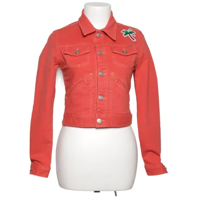 Jeansjacka (Röd) från Pepe Jeans London Bomull, Elastan, Polyester
