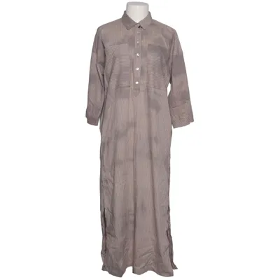 Robe chemise (Bleu, Beige) de Cotélac Coton, Élasthane, Polyamide